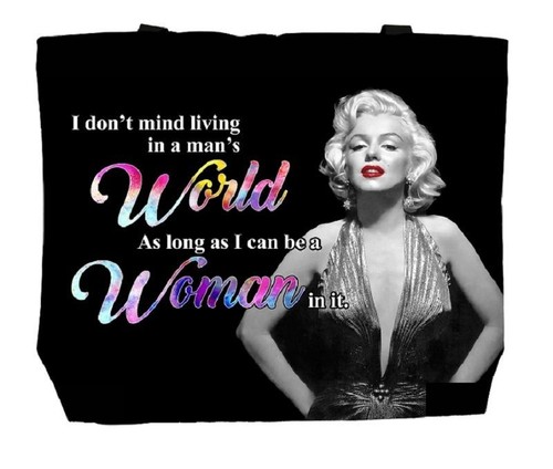 Woman marilyn monroe tote bag - woman,