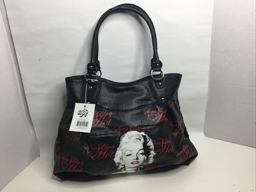 Black shoulder zip bag - black, marilyn
